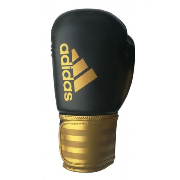 Adidas Hybrid 100 (kick)bokshandschoenen zwart/goud ADIH100-90350VRR