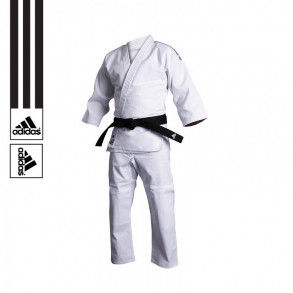 Adidas trainings judopak J500 wit ADIJ500W