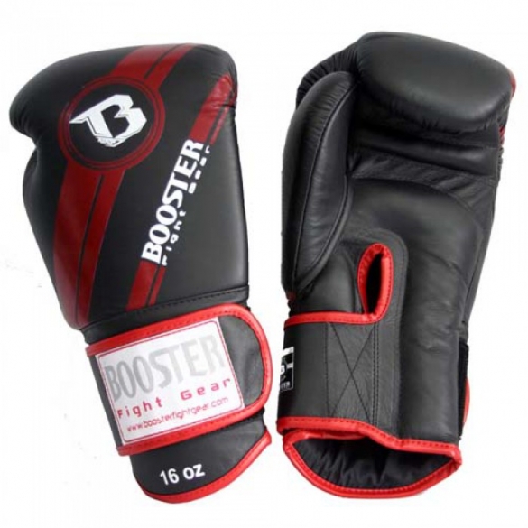 Booster Pro Range BGL V3 leren bokshandschoenen rood/zwart BGL1-V3-rz