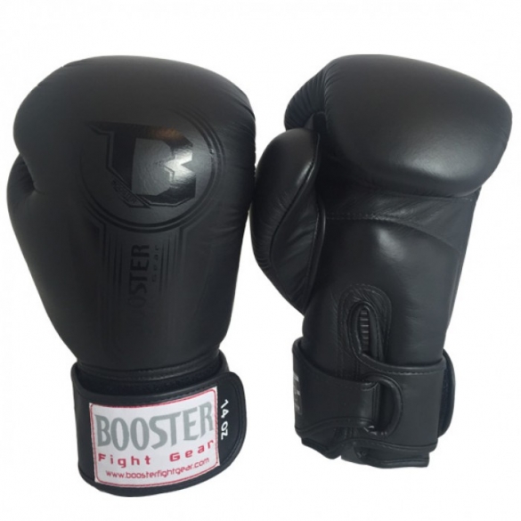 Booster Pro Range BGL V5 leren bokshandschoenen zwart BGL1-V5-zwart