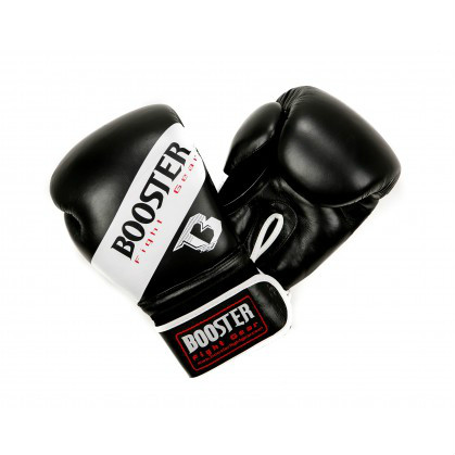 Booster BT Sparring bokshandschoenen wit gestreept BTSPARRINGWHSTR