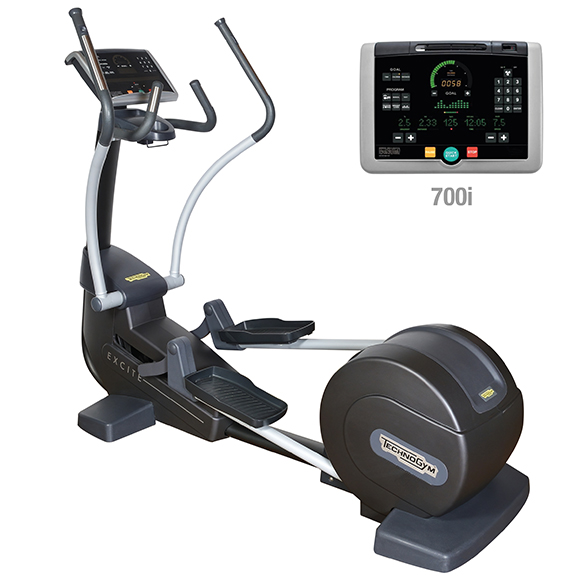 TechnoGym crosstrainer Synchro Excite+ 700i zwart gebruikt BBTGSE700IZW
