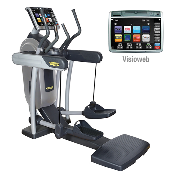 TechnoGym crosstrainer Vario Excite+ 700 Visioweb zilver gebruikt BBTGVE700VZI