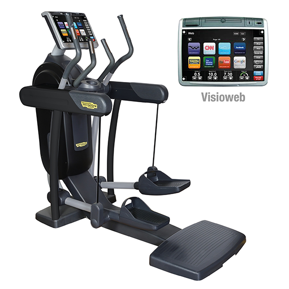 TechnoGym crosstrainer Vario Excite+ 700 Visioweb zwart gebruikt BBTGVE700VZW