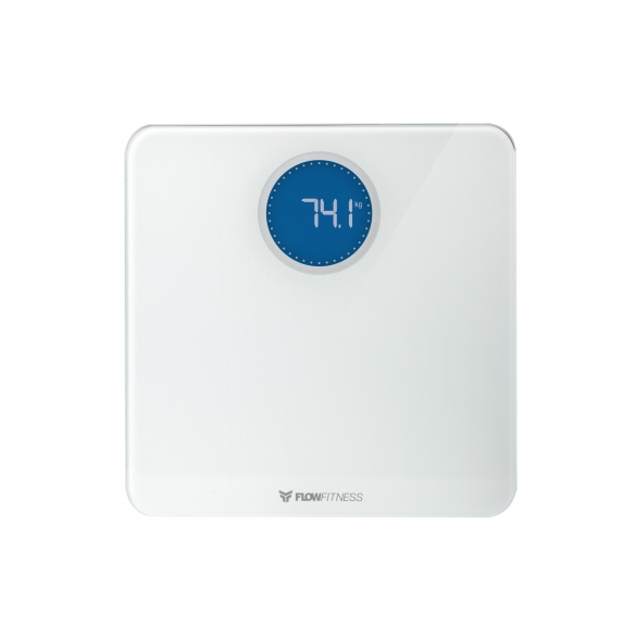 Flow Fitness Bluetooth Smart Scale White BS20w FFA16004