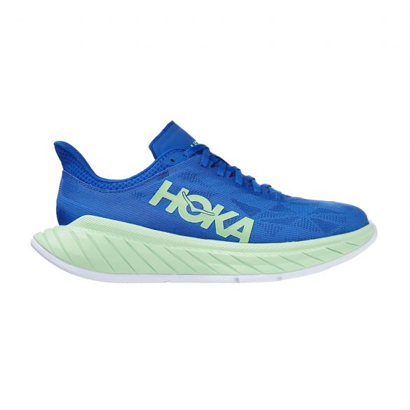 Hoka One One Carbon X 2 hardloopschoenen blauw/groen heren 1113526-DBGA