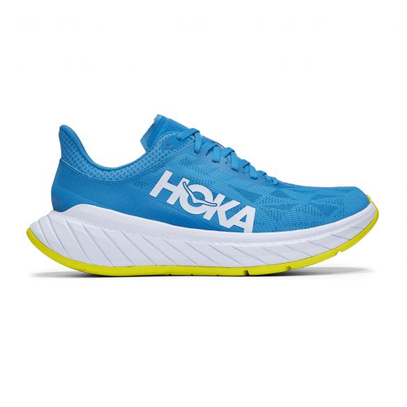 Hoka One One Carbon X 2 hardloopschoenen blauw heren 1113526-DBCTR
