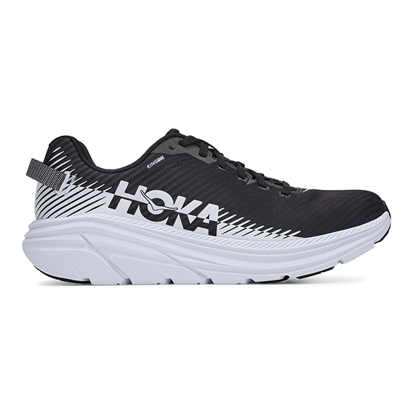 Hoka One One Rincon 3 hardloopschoenen zwart/wit heren 1119395-BWHT