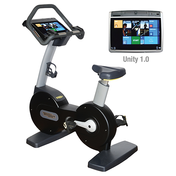 TechnoGym hometrainer Excite+ New Bike 700 Unity zwart gebruikt BBTGENB700UZW