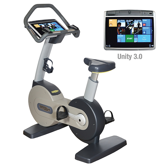 TechnoGym hometrainer Excite+ New Bike 700 Unity 3.0 zilver gebruikt BBTGENB700U3ZI