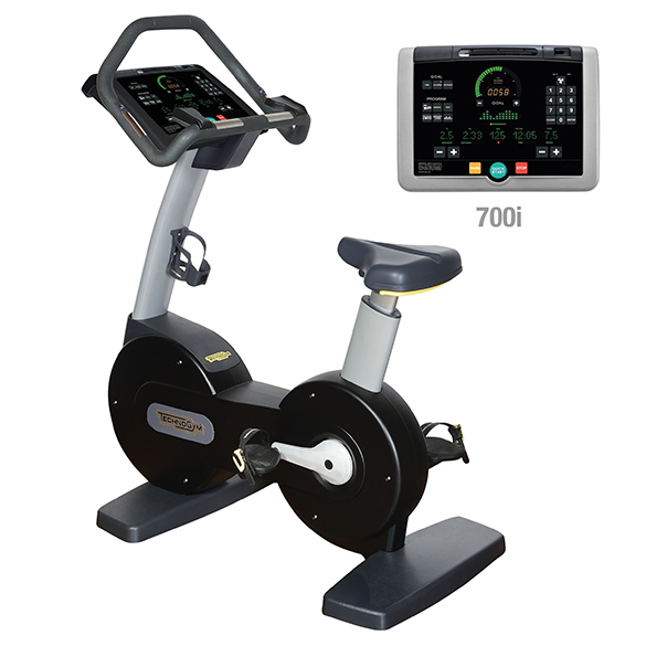 Technogym hometrainer Bike Excite+ 700i zwart gebruikt BBTGNBE700IZW