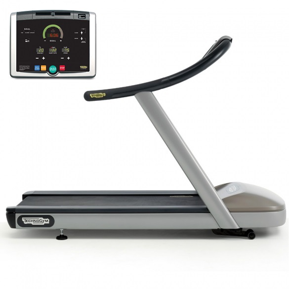 TechnoGym Loopband jog now Excite+ 500i zilver gebruikt BBTGJNE500IZI