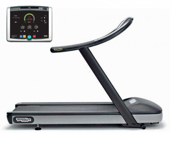 TechnoGym Loopband jog now Excite+ 500i zwart gebruikt BBTGJNE500IZW