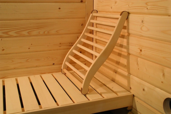Karibu ergonomische sauna rugsteun KARIBURUGST