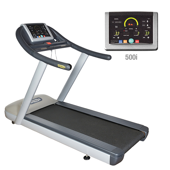 TechnoGym Loopband jog now Excite+ 500i zilver gebruikt BBTGJNE500IZI