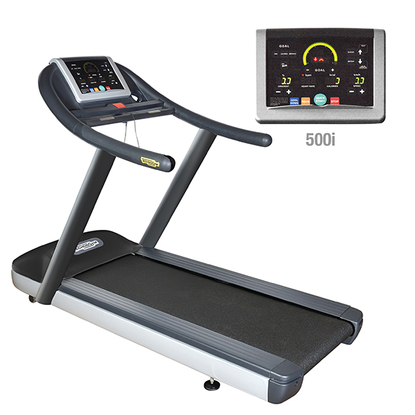 TechnoGym Loopband jog now Excite+ 500i zwart gebruikt BBTGJNE500IZW