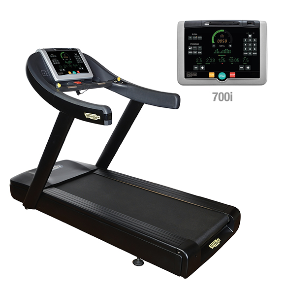 TechnoGym loopband Run Now Excite+ 700i zwart gebruikt BBTGRNE700IZW