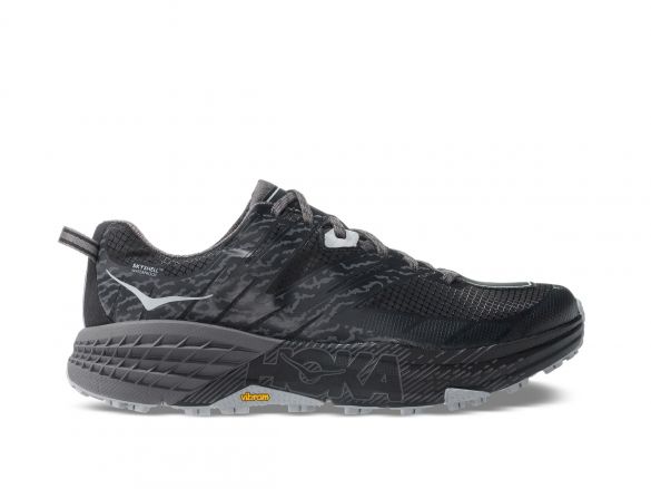 Hoka One One Speedgoat 3 WP trail hardloopschoenen zwart/grijs heren 1102500-BDRZ-VRR