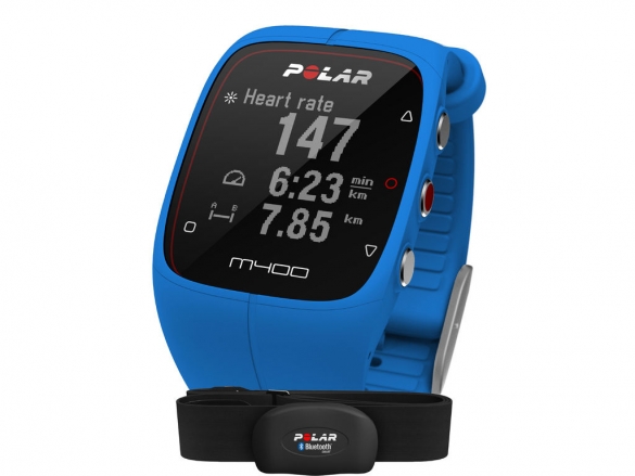 Polar M400 HRM sporthorloge met GPS blauw  90057189