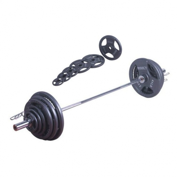 Tunturi Olympische Halterset Compleet 50 mm 140 KG 14TUSCL382