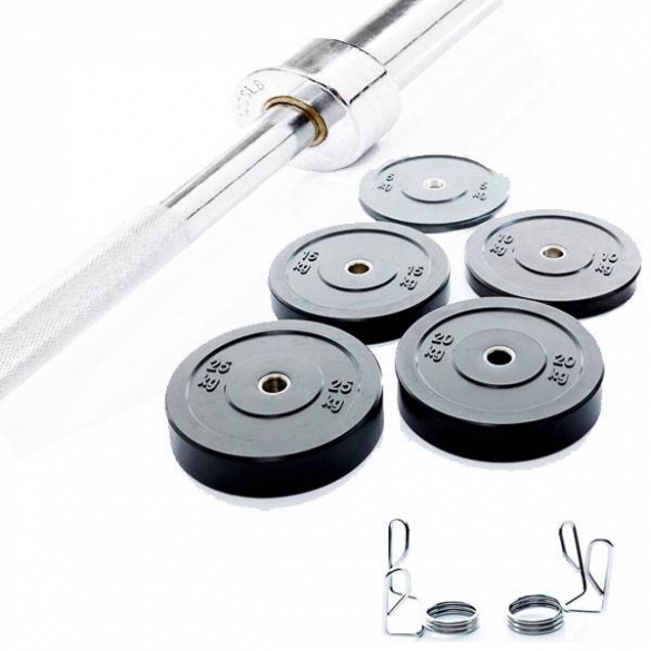 Muscle Power Complete Crossfit Halterset 120 kg MPCSFTSET120KG