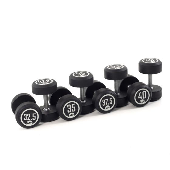 Muscle Power dumbbellset rond rubber 32,5 - 40 kg FFMP51D2A-32.5-40KG