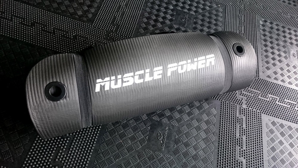 Muscle Power Gymnastiekmat Zwart 190 x 60 x 1,5 CM MP1454 MP1454