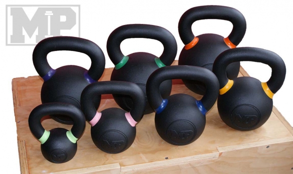 Muscle Power Gietijzeren Kettlebell met Poedercoating 20 KG MP1303 kopen? Bestel bij