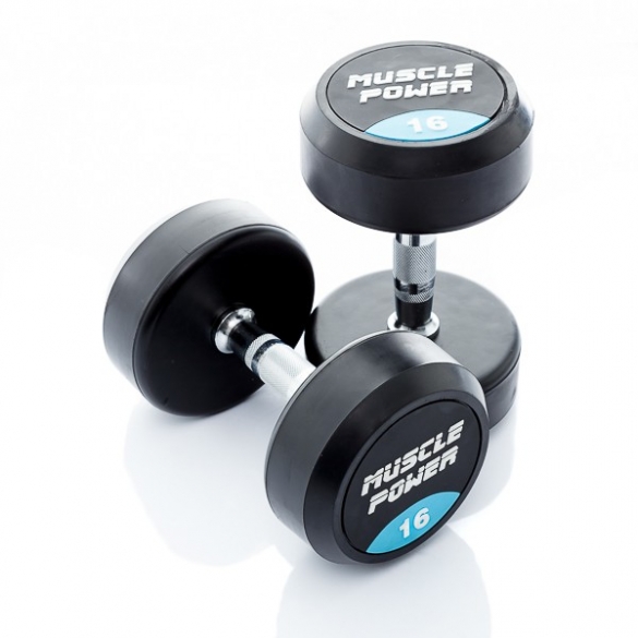 Muscle Power Ronde Dumbbellset 16 KG MP914 MP914-16KGSET