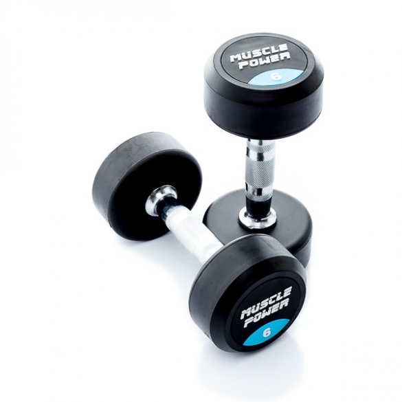 Muscle Power Ronde Dumbbellset 6 KG MP914 MP914-6KGSET