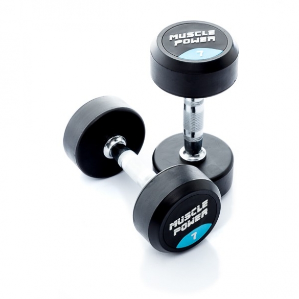 Muscle Power Ronde Dumbbellset 7 KG MP914 MP914-7KGSET