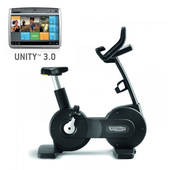 TechnoGym hometrainer Excite+ New Bike 700 Unity 3.0 zwart gebruikt BBTGENB700U3ZW