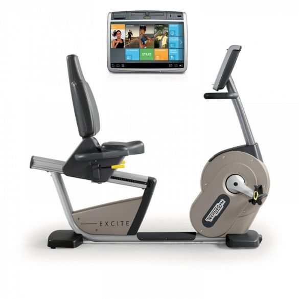 TechnoGym ligfiets Excite+ New Recline 700 Unity zilver gebruikt BBTGENR700UZI