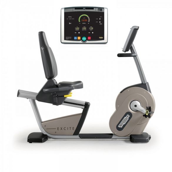 TechnoGym ligfiets Recline Excite+ 500i zilver gebruikt BBTGNRE500IZI