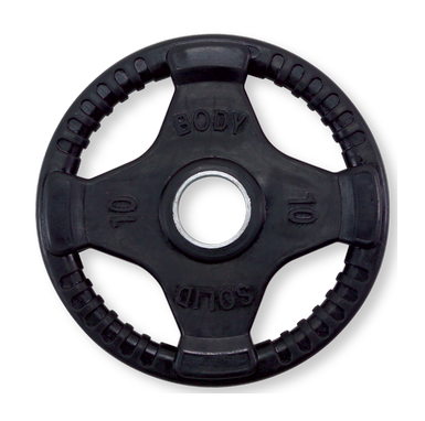 Body-Solid Olympische halterschijf rubber 10 kg ORTK10
