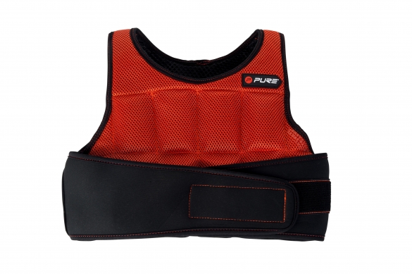Pure2Improve Gewichtsvest rood/zwart P2I100140
