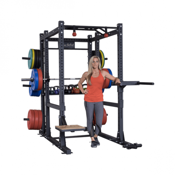 Body-Solid Commercial extended power rack package  KSPR1000BACKP4