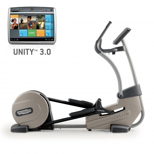 TechnoGym crosstrainer Excite+ Synchro 700 Unity 3.0 zilver gebruikt BBTGESY700U3ZI
