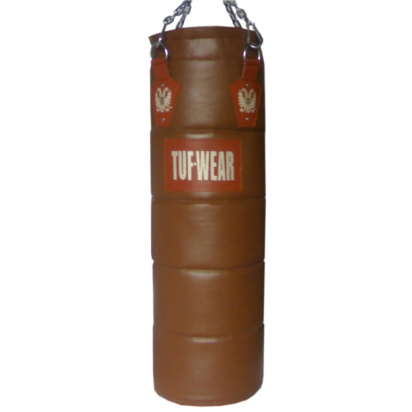 Tufwear bokszak leder 120 cm bruin 45 kg T43