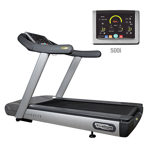 TechnoGym loopband Run Excite 500i classic zilver gebruikt BBTGRE500IC
