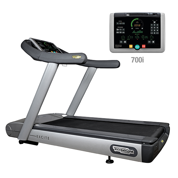 TechnoGym loopband Run Excite 700i classic zilver gebruikt BBTGRE700IC