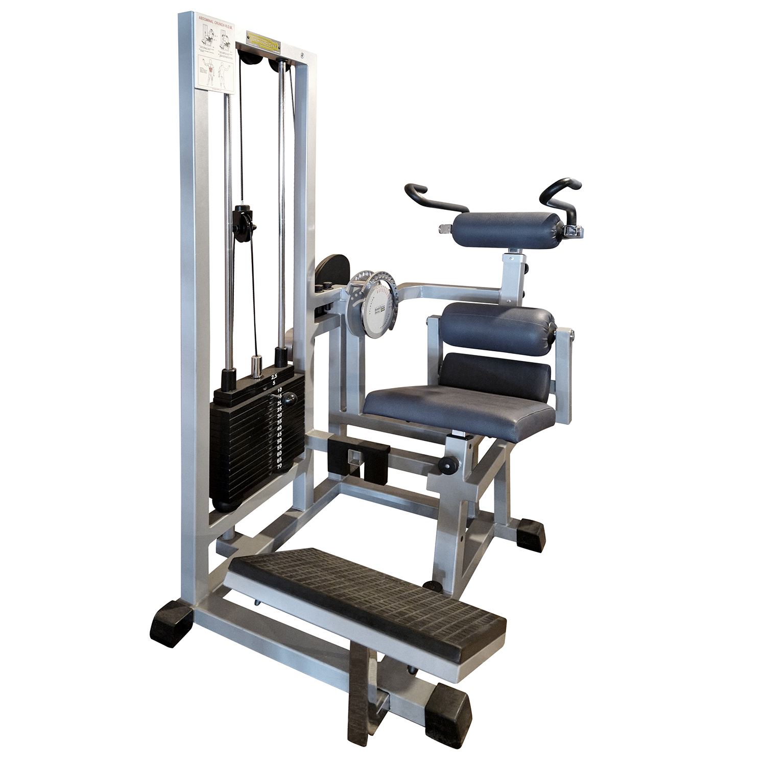 Technogym Isotonic Silverline Abdominal Crunch R.O.M. gebruikt TGABCROM/GEBR