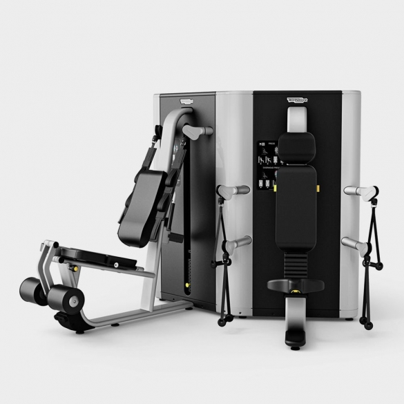 Technogym krachtstation Plurima Twin overhead press - leg extension TGTWINLE