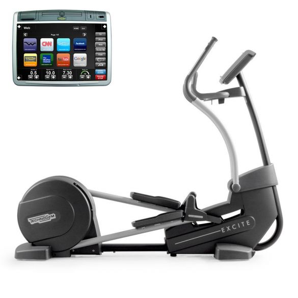 TechnoGym crosstrainer Synchro Excite+ 700 Visioweb zwart gebruikt BBTGSE700VLCDTVIZW
