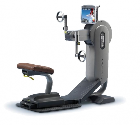 TechnoGym Armfiets Top Excite 700i.e classic zilver met LCD TV gebruikt BBTGTEE700IeLCDTV