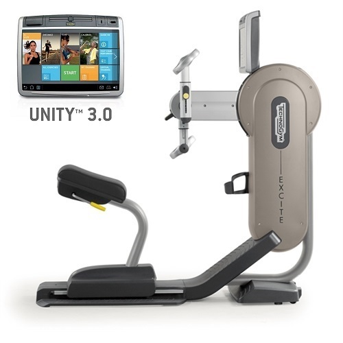 TechnoGym Armfiets Excite+ Top 700 Unity 3.0 zilver gebruikt BBTGET700U3ZI