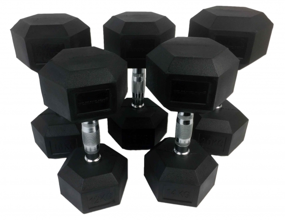 Hexa Dumbellset 12-20 kg kopen? Bestel bij fitness24.nl