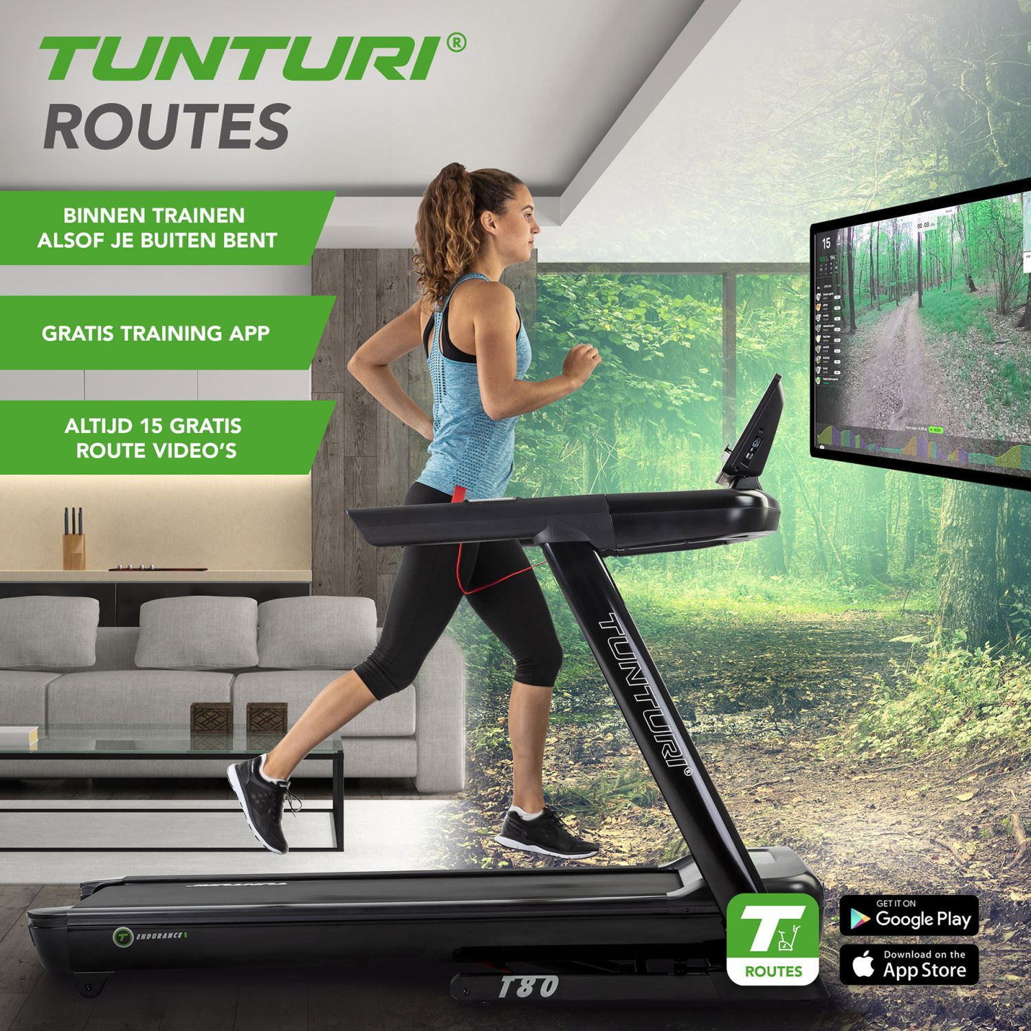 langzaam het internet Tekstschrijver Tunturi Loopband Endurance T80 kopen? Bestel bij fitness24.nl