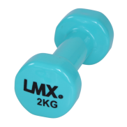 Lifemaxx Vinyl Dumbbellset Blauw 2 kg LMX 1150 