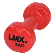 Lifemaxx Vinyl Dumbbellset Rood 3 kg LMX 1150 